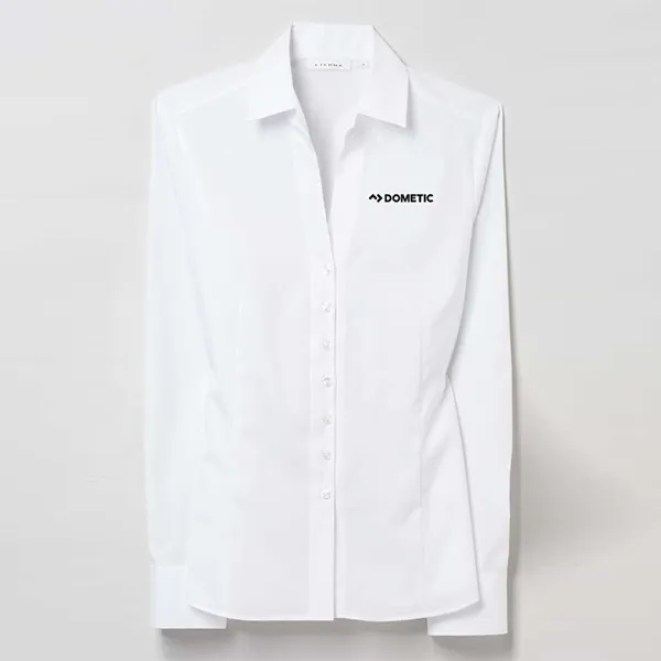 Damenbluse DOMETIC, langarm, tailliert - Image 2
