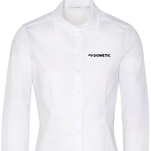 Damenbluse DOMETIC, langarm, tailliert - Image 2